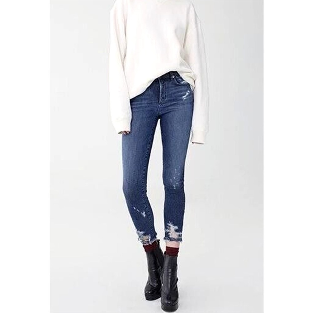 Agolde Sophie Hi Rise Crop Jeans in Paradox Size 27